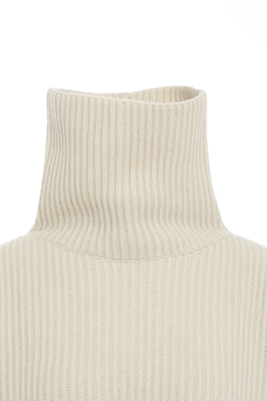 Roberto Collina Wool turtleneck sweater Beige
