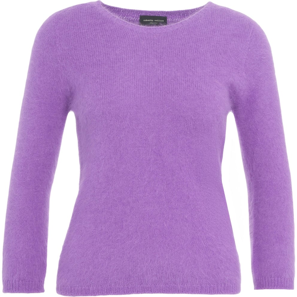 Roberto Collina Wool blend sweater Paars
