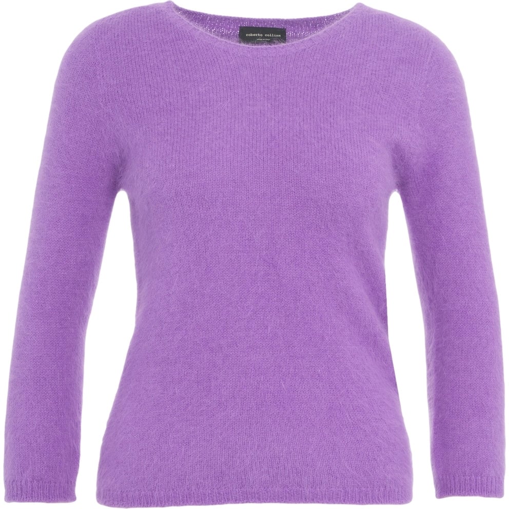 Roberto Collina Wool blend sweater Paars