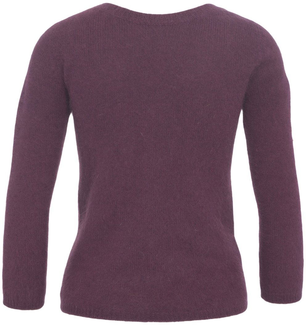 Roberto Collina Maglione in maglia con scollo a V Rood