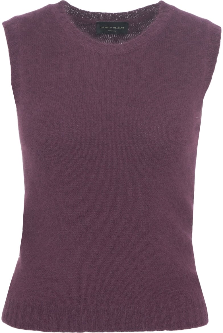 Roberto Collina Knit vest with round neckline Divers