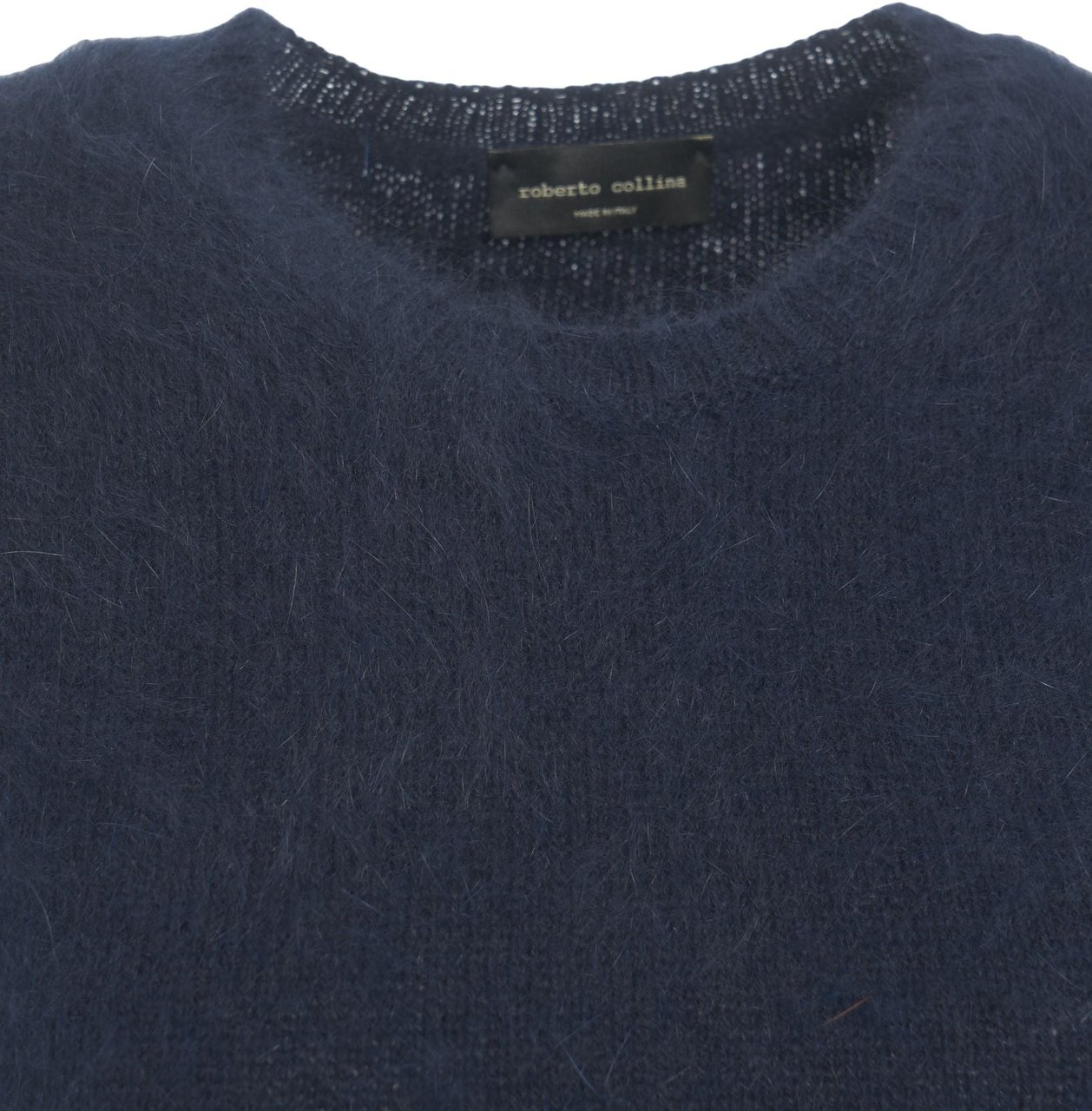 Roberto Collina Wool blend knit top Blauw