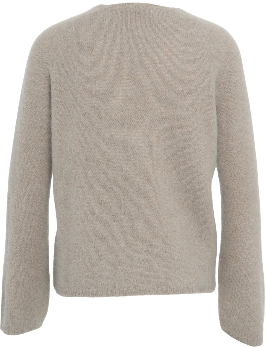 Roberto Collina V-Neck Pullover Beige