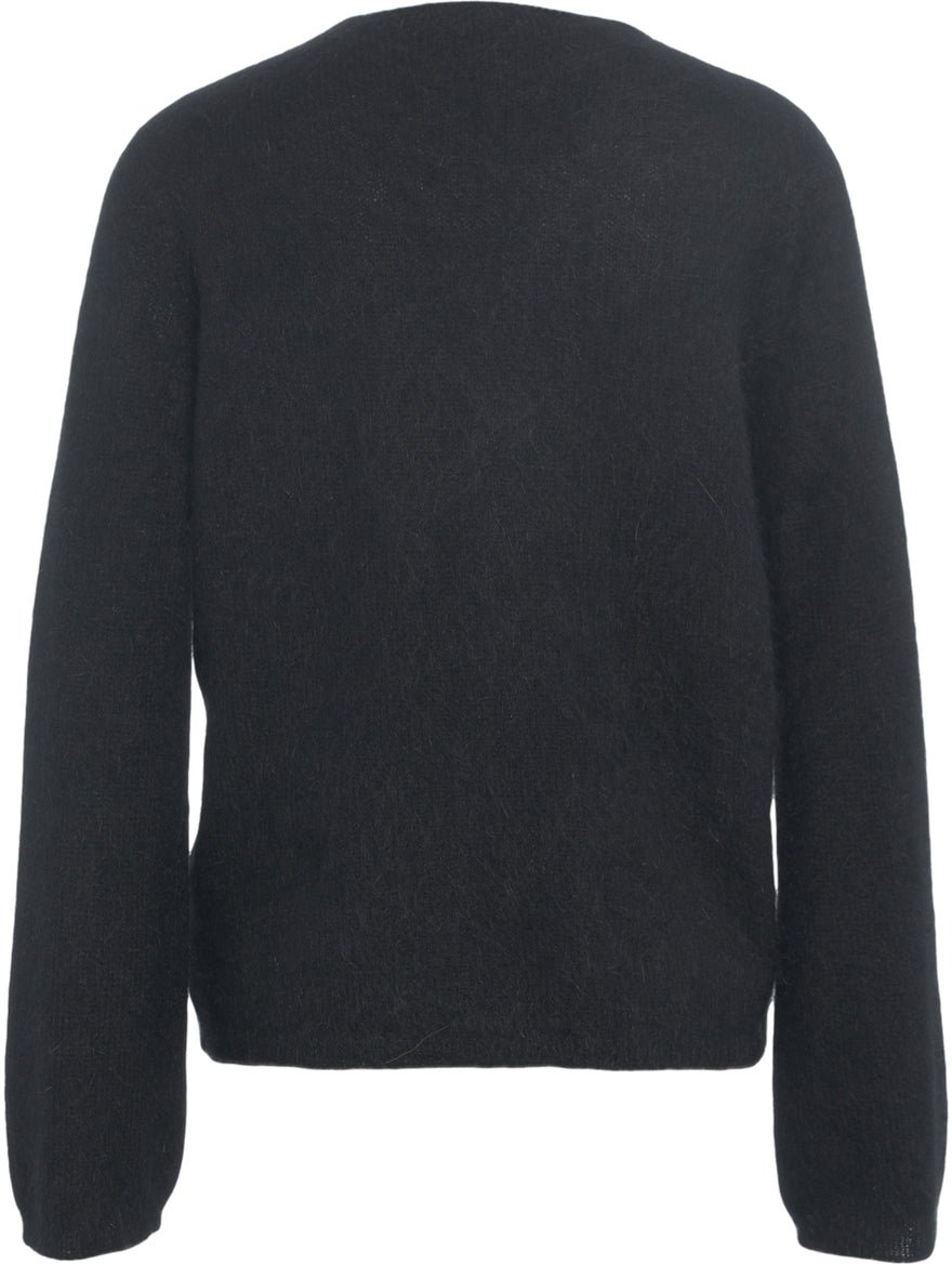 Roberto Collina V-Neck Pullover Zwart