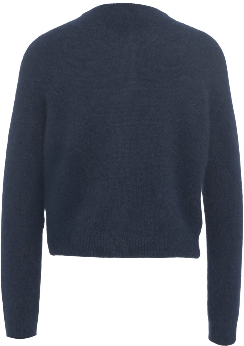 Roberto Collina Knit Cardigan with Button Closure Blauw