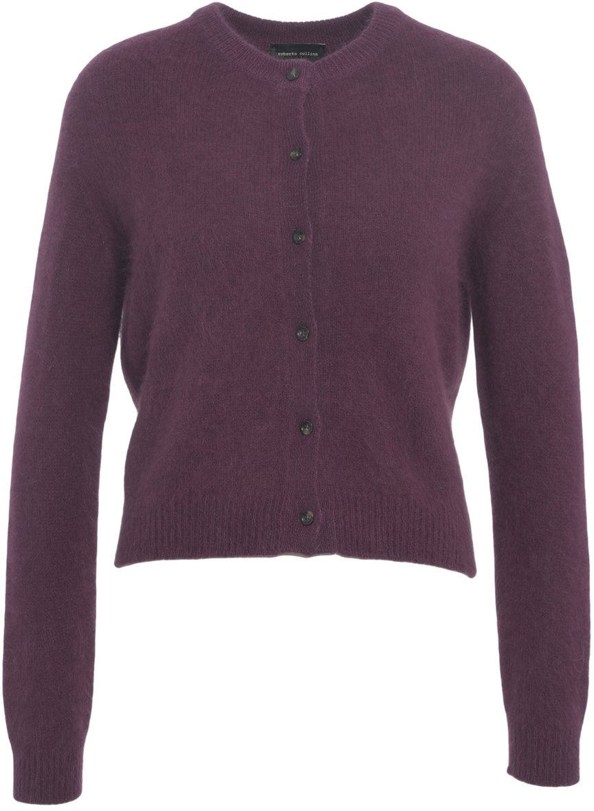 Roberto Collina Knit Cardigan with Button Closure Divers