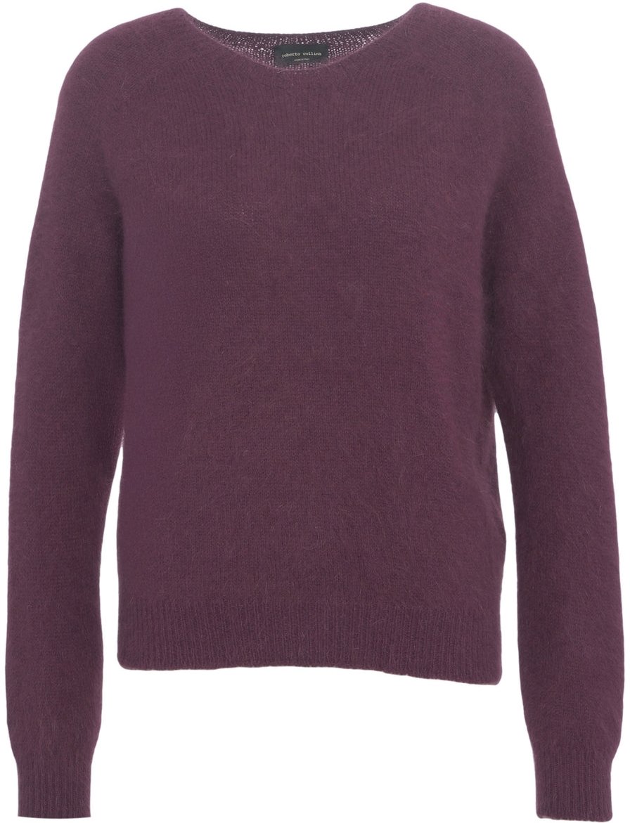 Roberto Collina Alpaca Blend Sweater Rood