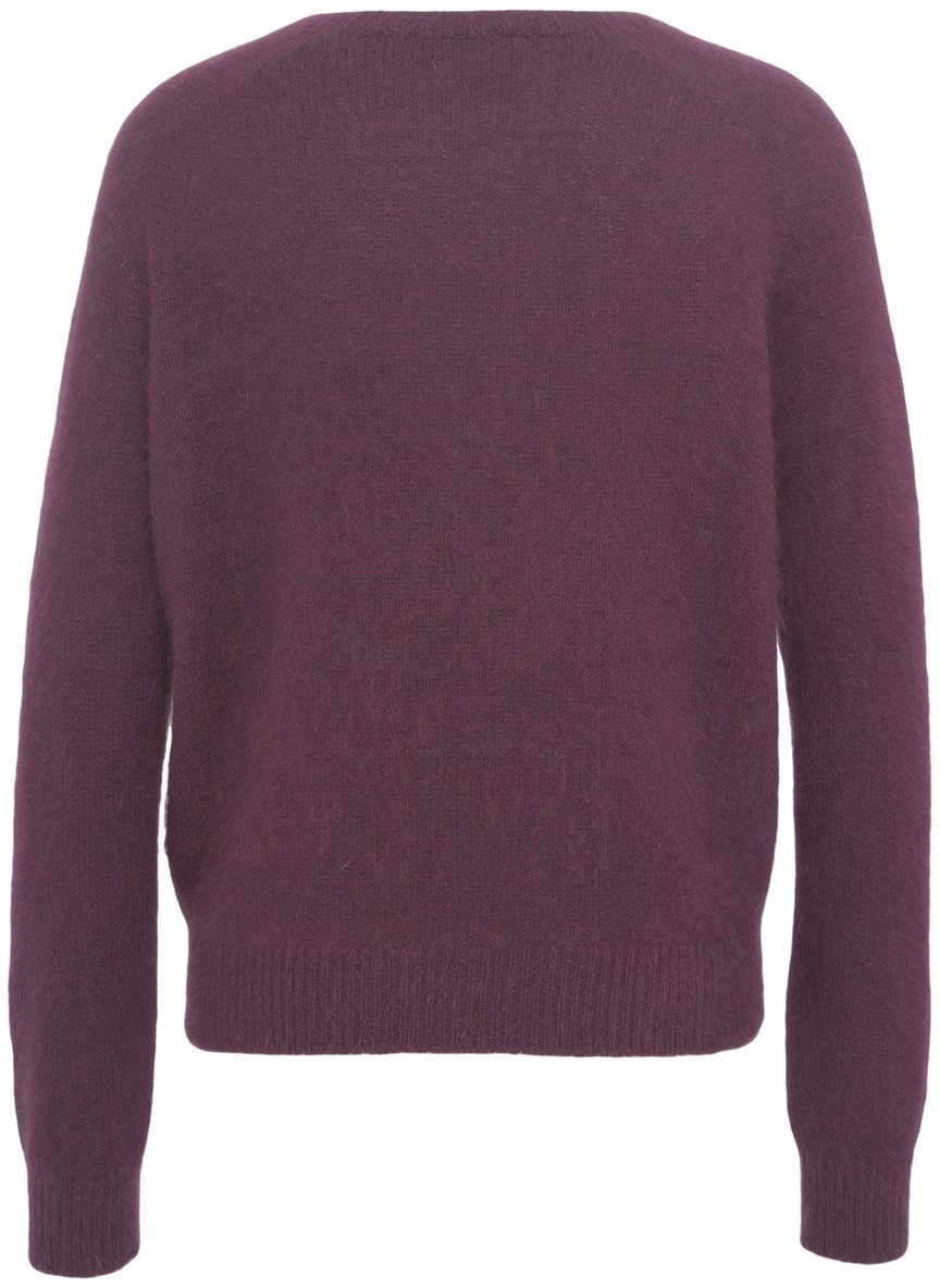 Roberto Collina Maglione in misto alpaca Rood