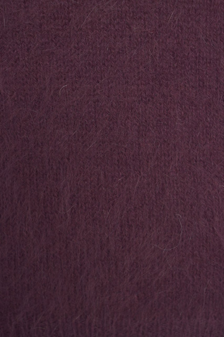 Roberto Collina Maglione in misto alpaca Rood
