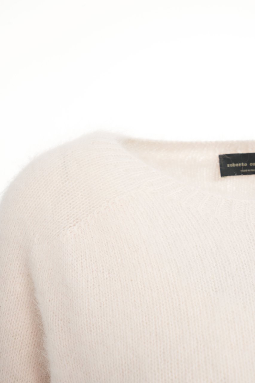 Roberto Collina Maglione in misto alpaca Roze