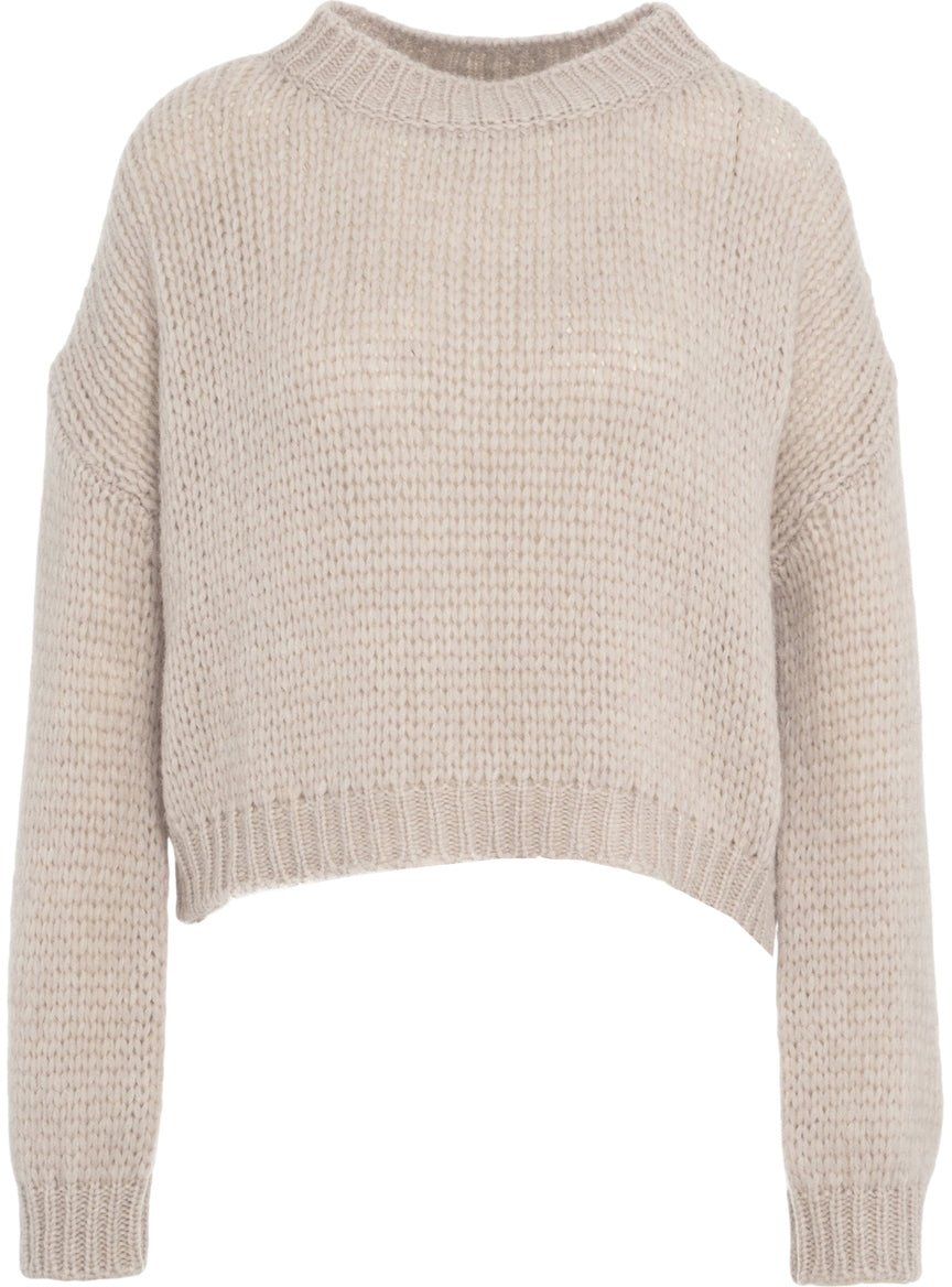 Roberto Collina Alpaca wool blend sweater Grijs
