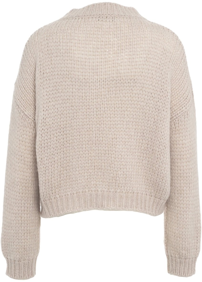 Roberto Collina Alpaca wool blend sweater Grijs