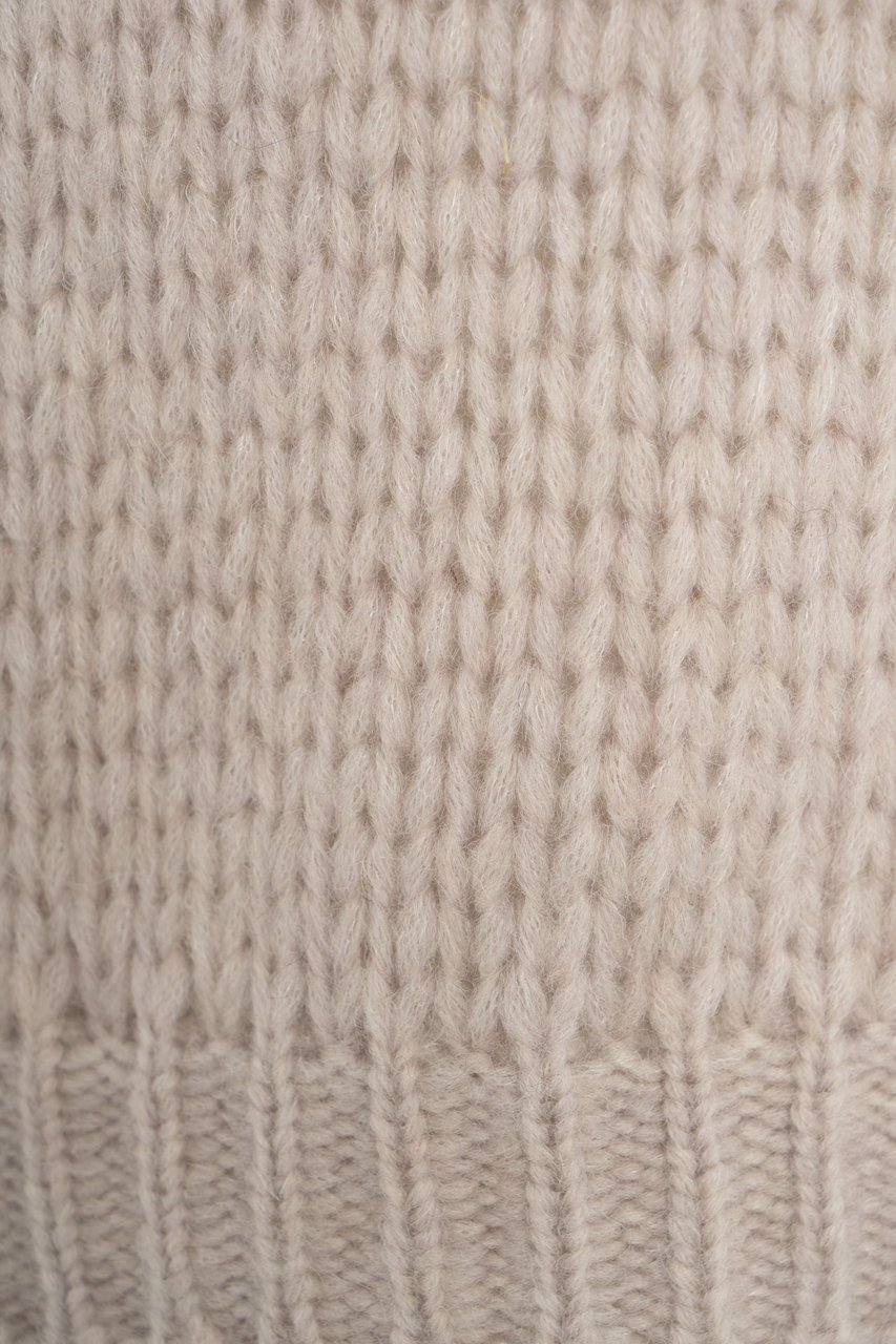 Roberto Collina Alpaca wool blend sweater Grijs
