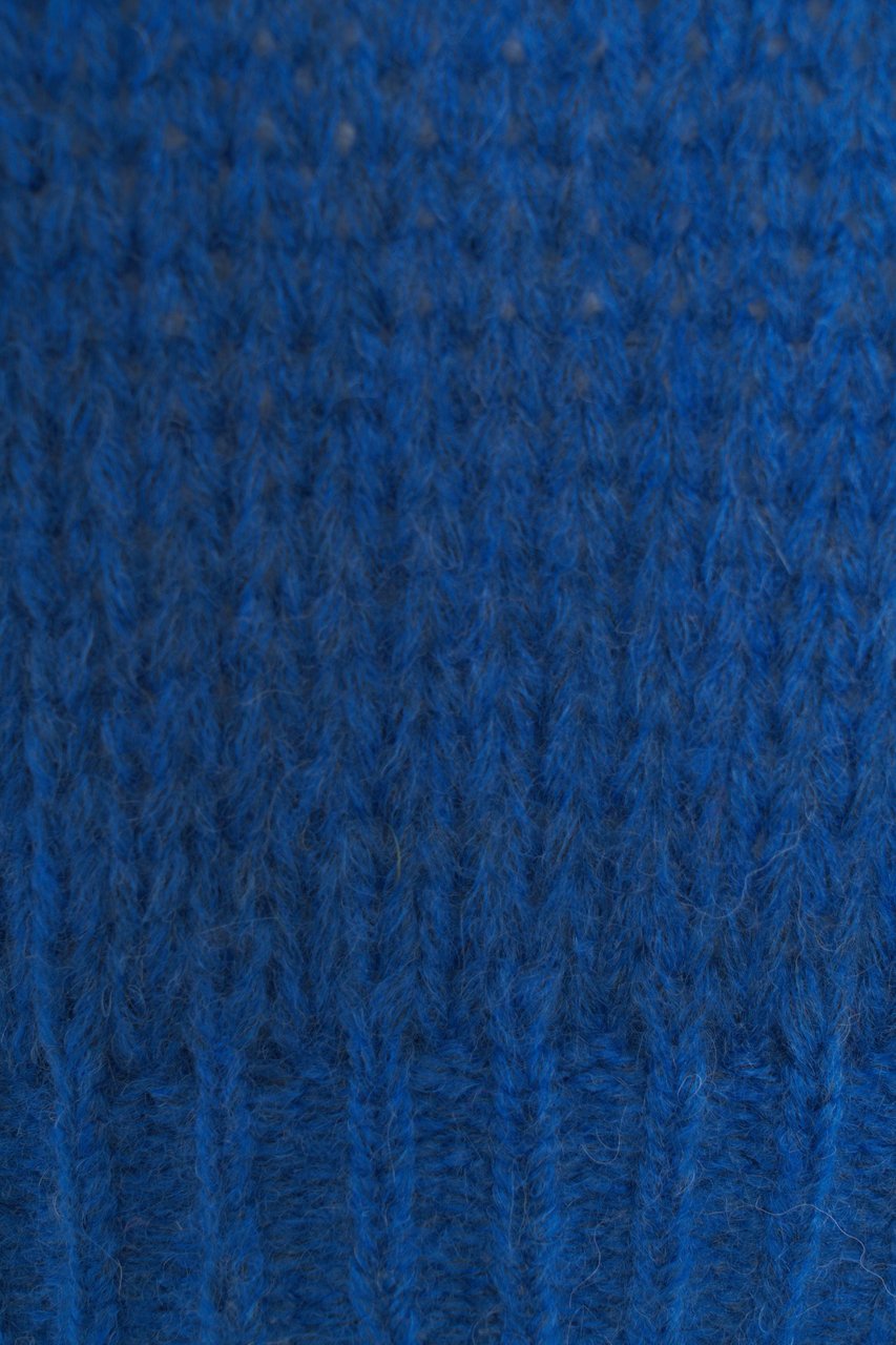 Roberto Collina Alpaca wool blend sweater Blauw
