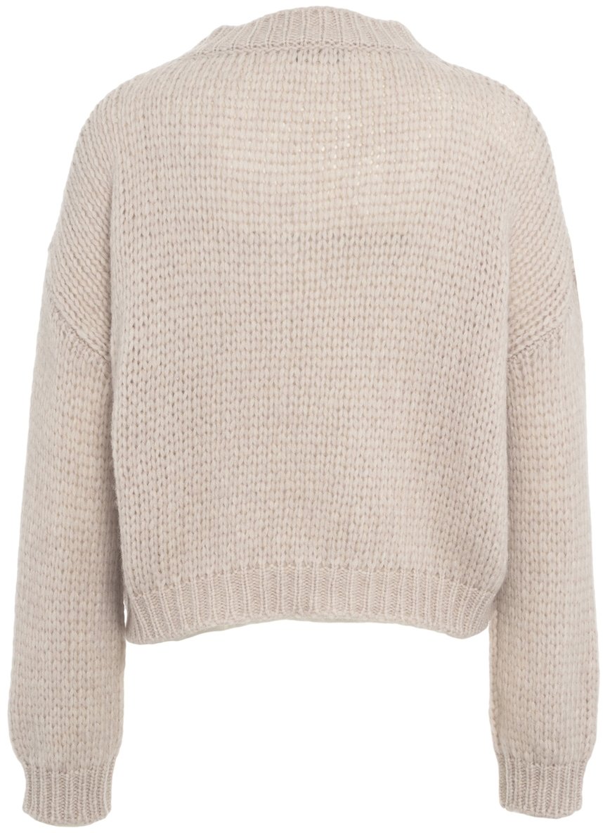 Roberto Collina Maglione in misto alpaca Grijs