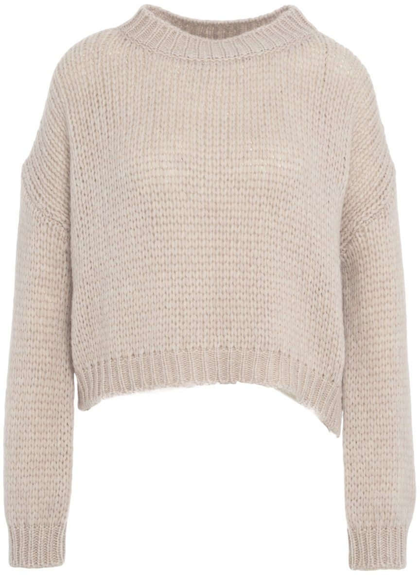 Roberto Collina Maglione in misto alpaca Grijs