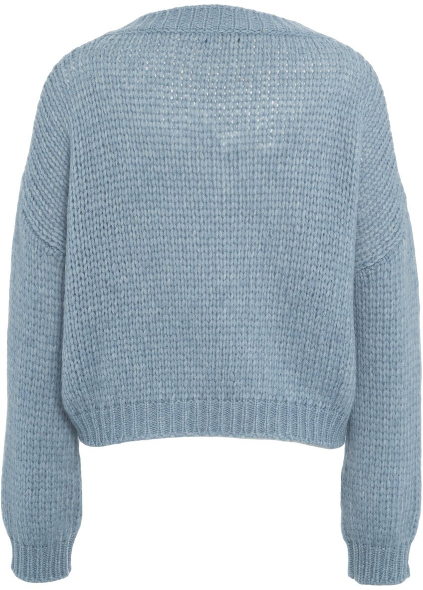 Roberto Collina Alpaca blend sweater Blauw