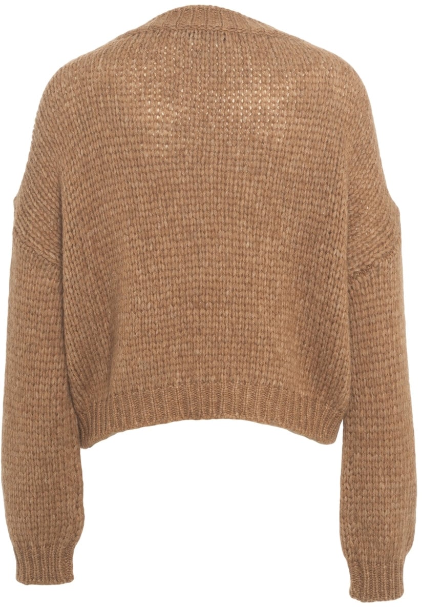 Roberto Collina Alpaca blend sweater Bruin