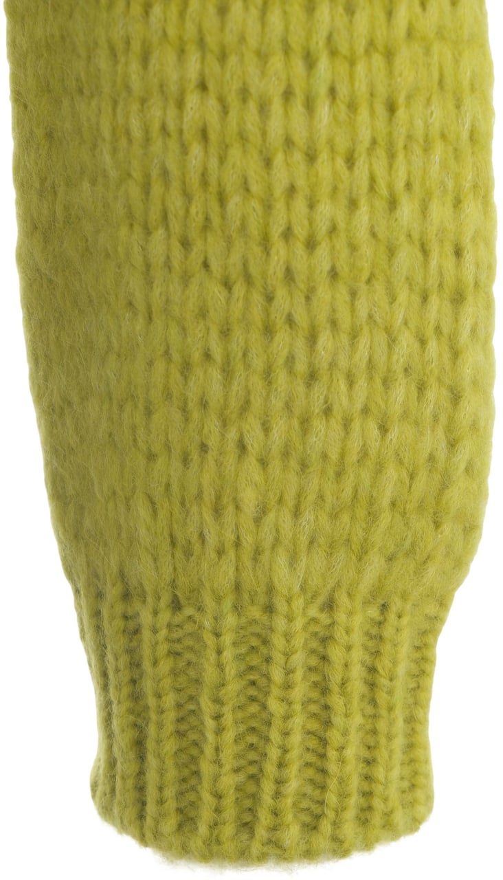 Roberto Collina Maglione in misto Alpaca Groen