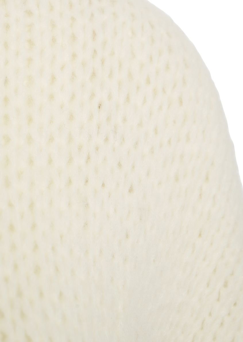 Roberto Collina Knit sweater with bateau neck Wit