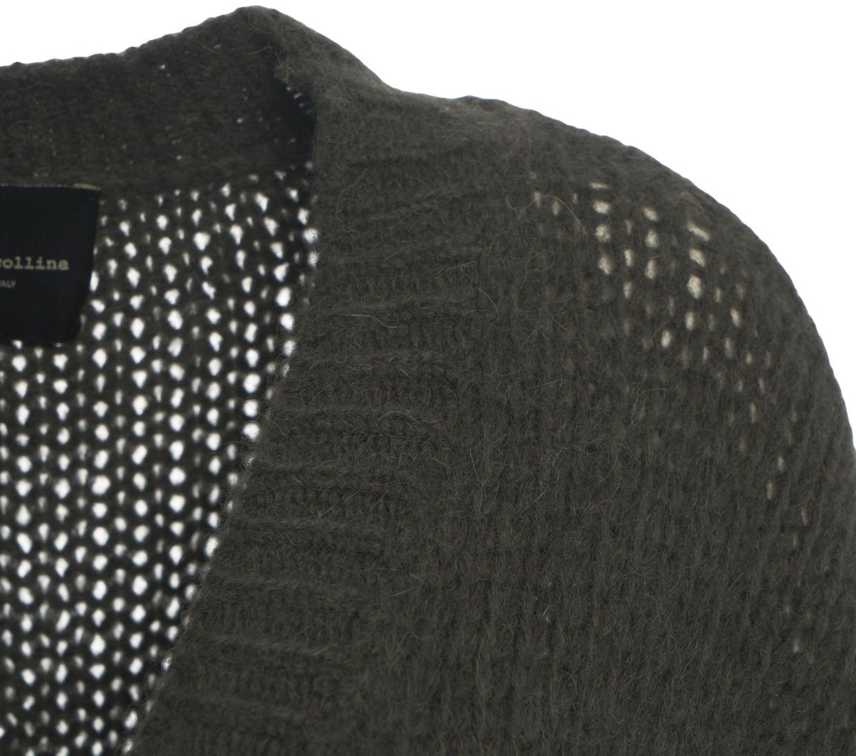 Roberto Collina Cardigan in maglia con scollo a V Groen