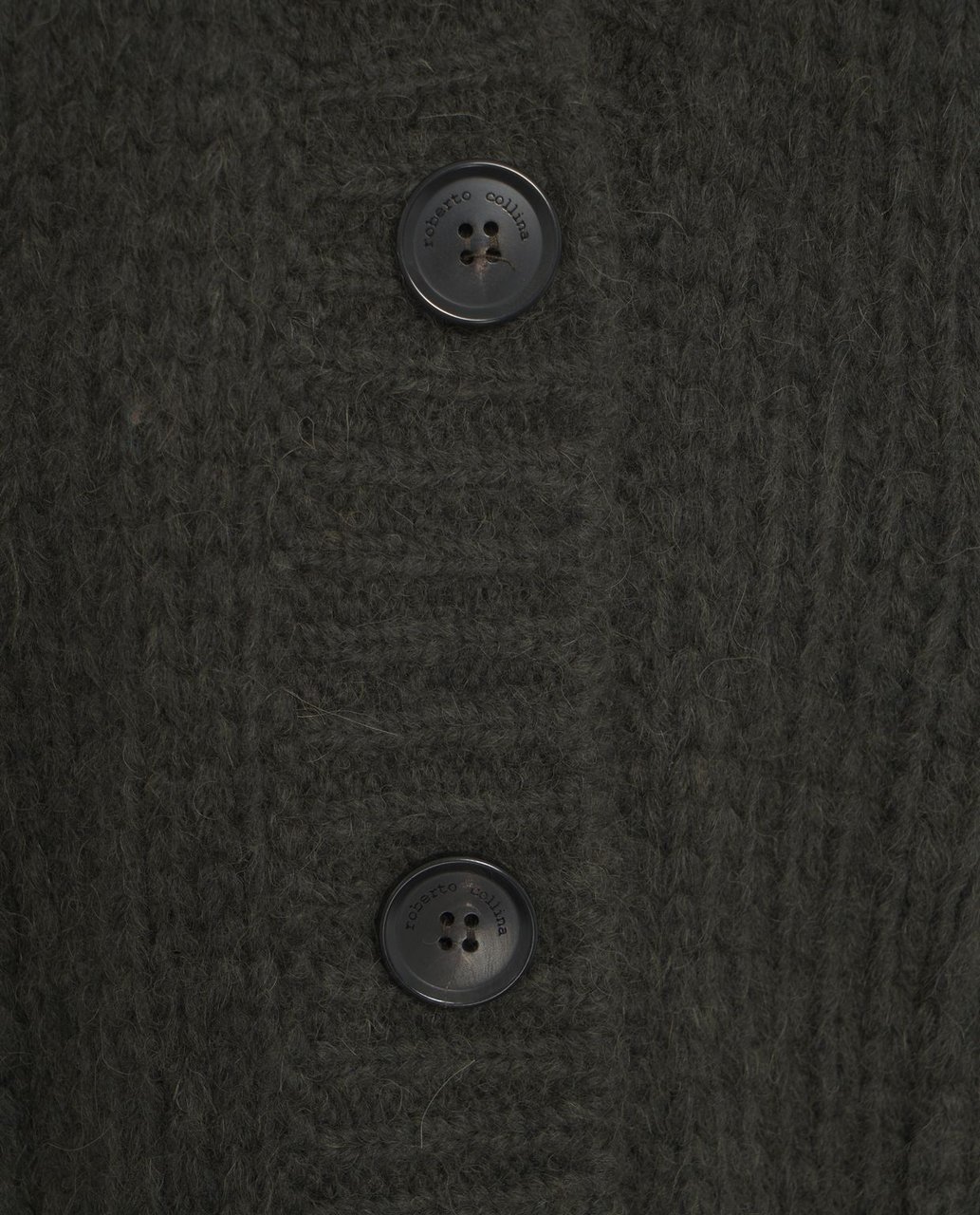 Roberto Collina Cardigan in maglia con scollo a V Groen