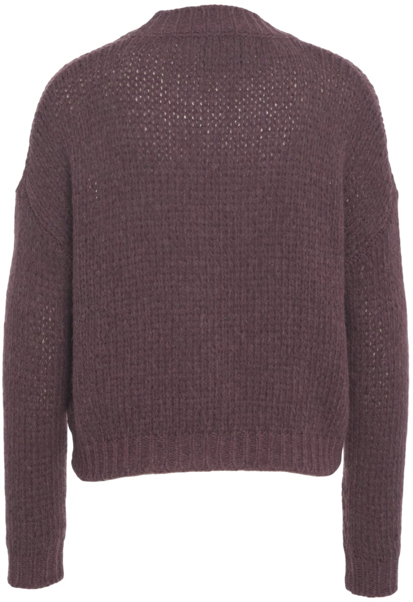 Roberto Collina Cardigan in maglia con scollo a V Rood