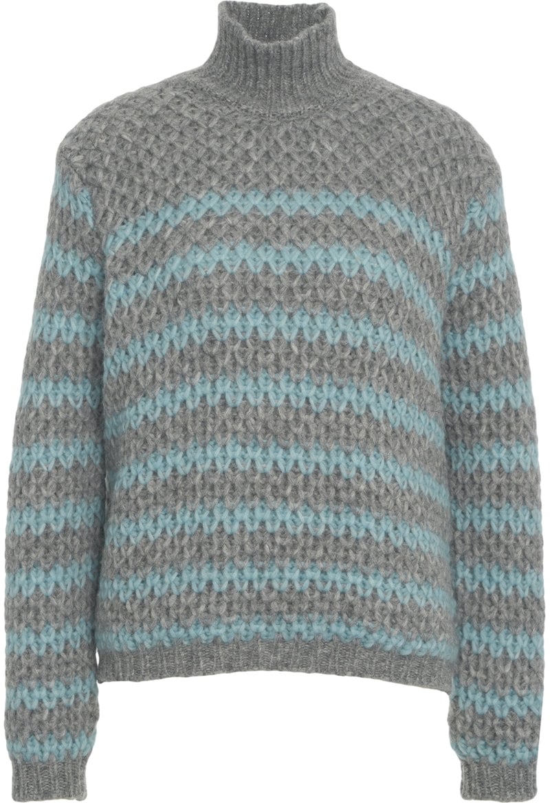 Roberto Collina Alpaca Blend Knit Sweater Beige