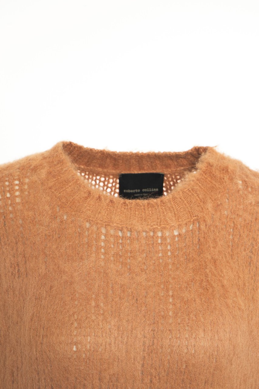 Roberto Collina Alpaca wool sweater Bruin
