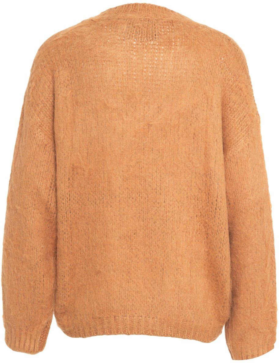 Roberto Collina Alpaca wool sweater Bruin