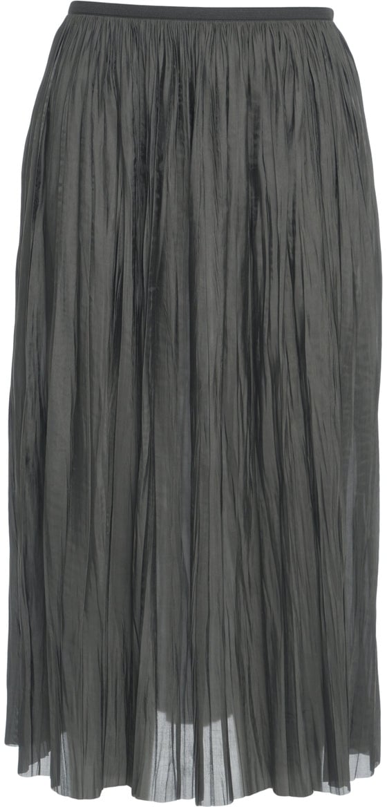 Roberto Collina Midi pleated skirt Groen