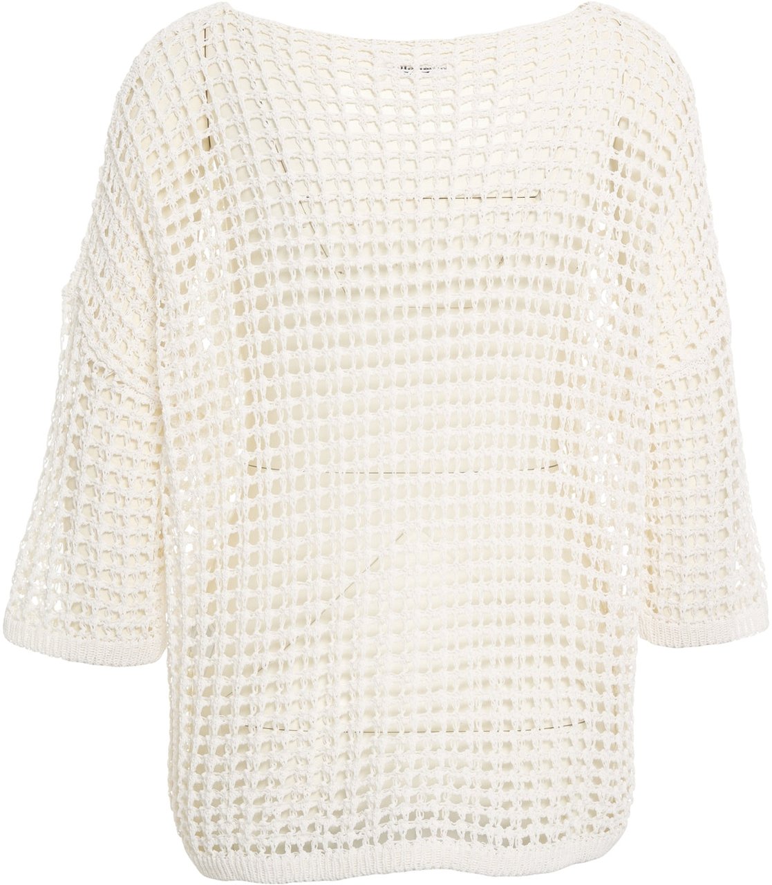 Roberto Collina Crochet knit sweater Wit