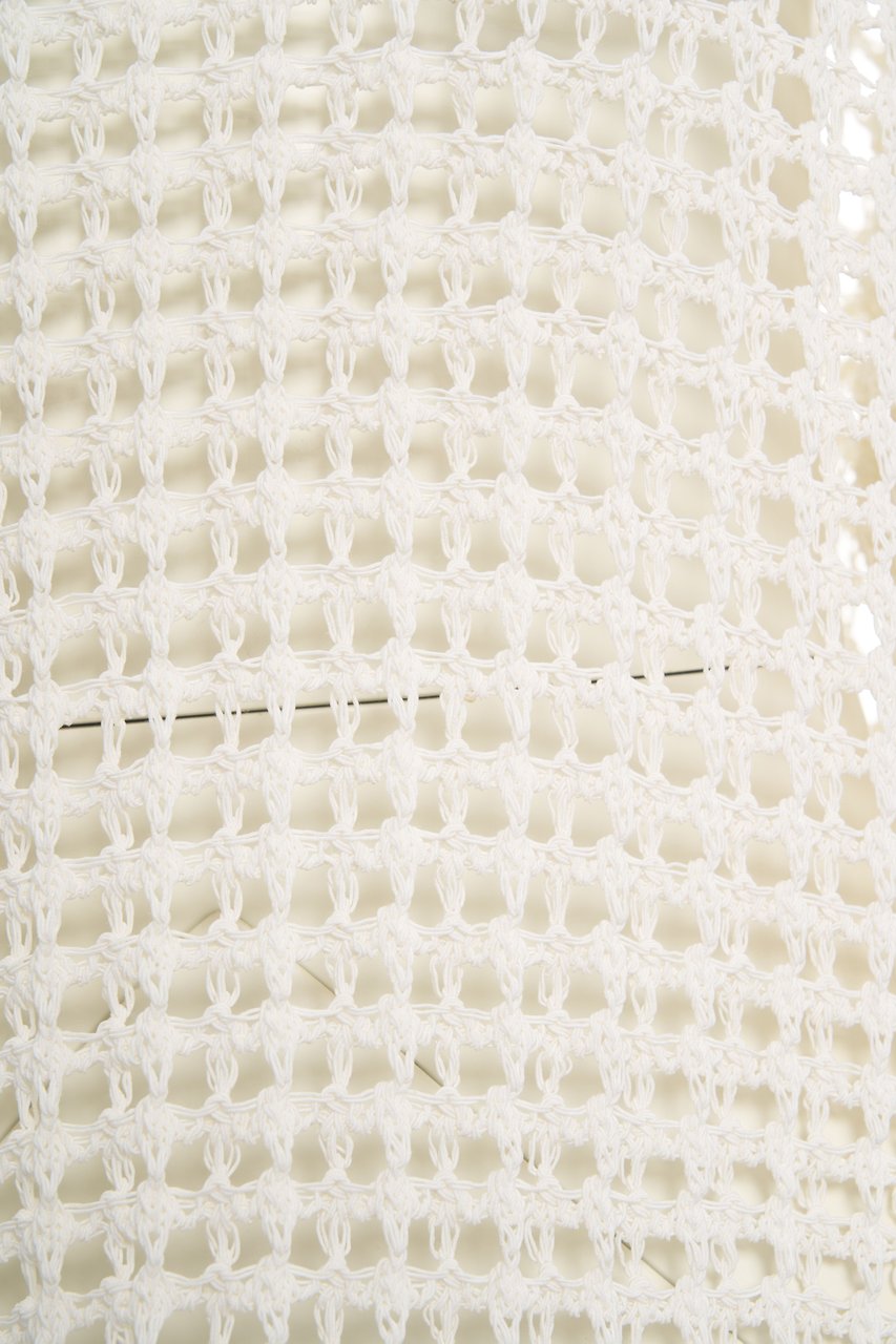 Roberto Collina Crochet knit sweater Wit