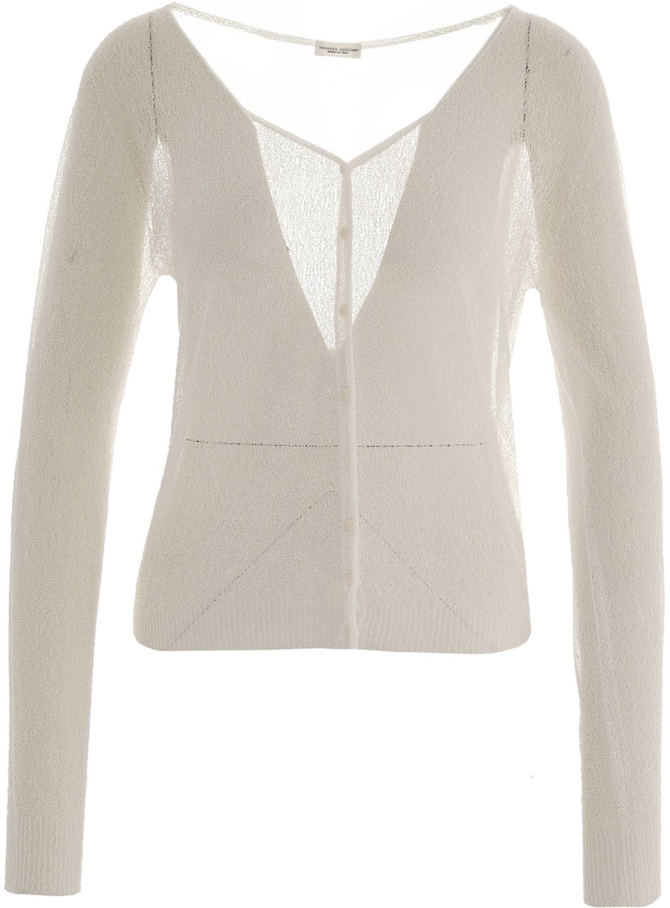 Roberto Collina Cardigan Wit