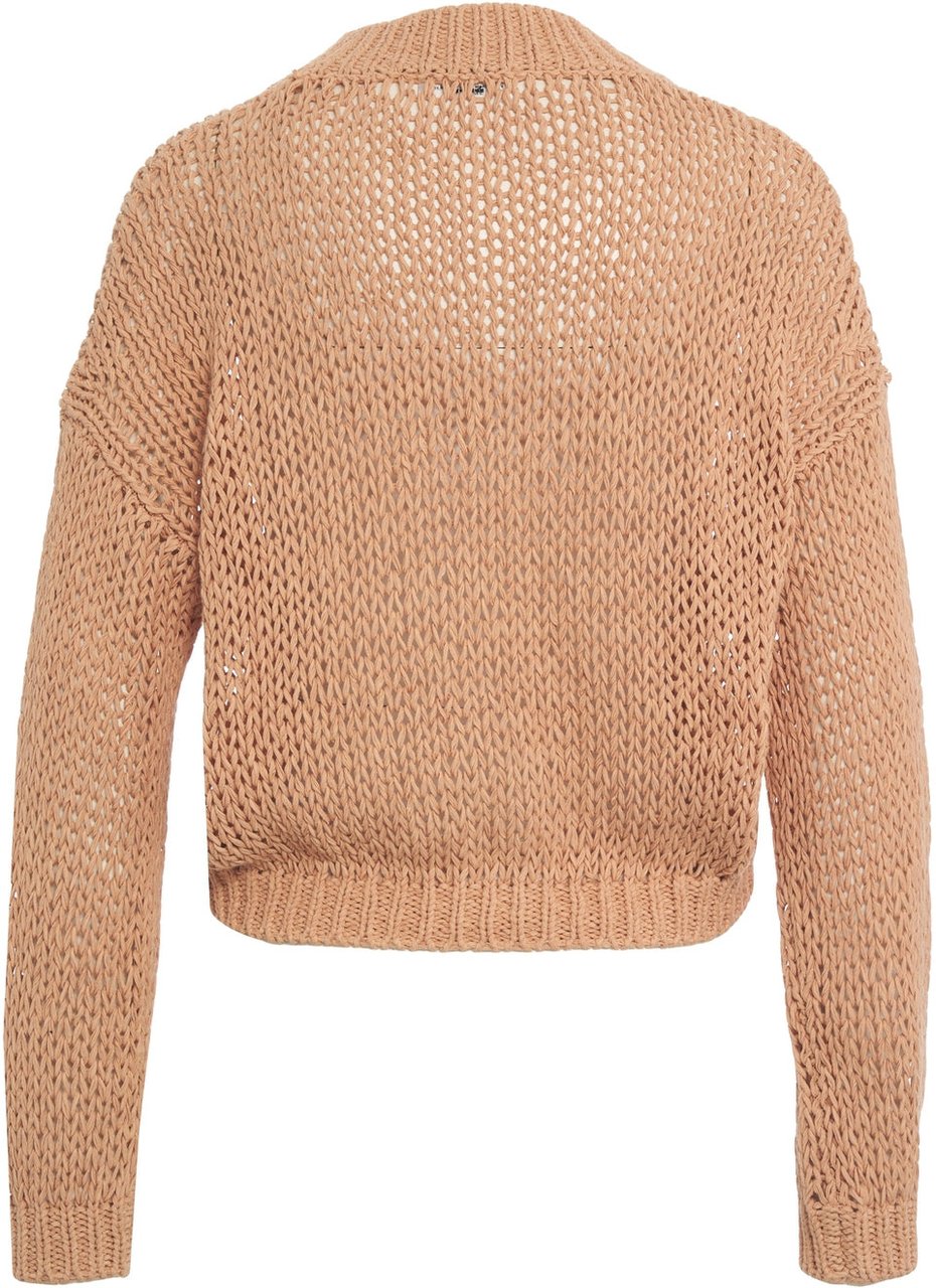 Roberto Collina Crochet cardigan Beige