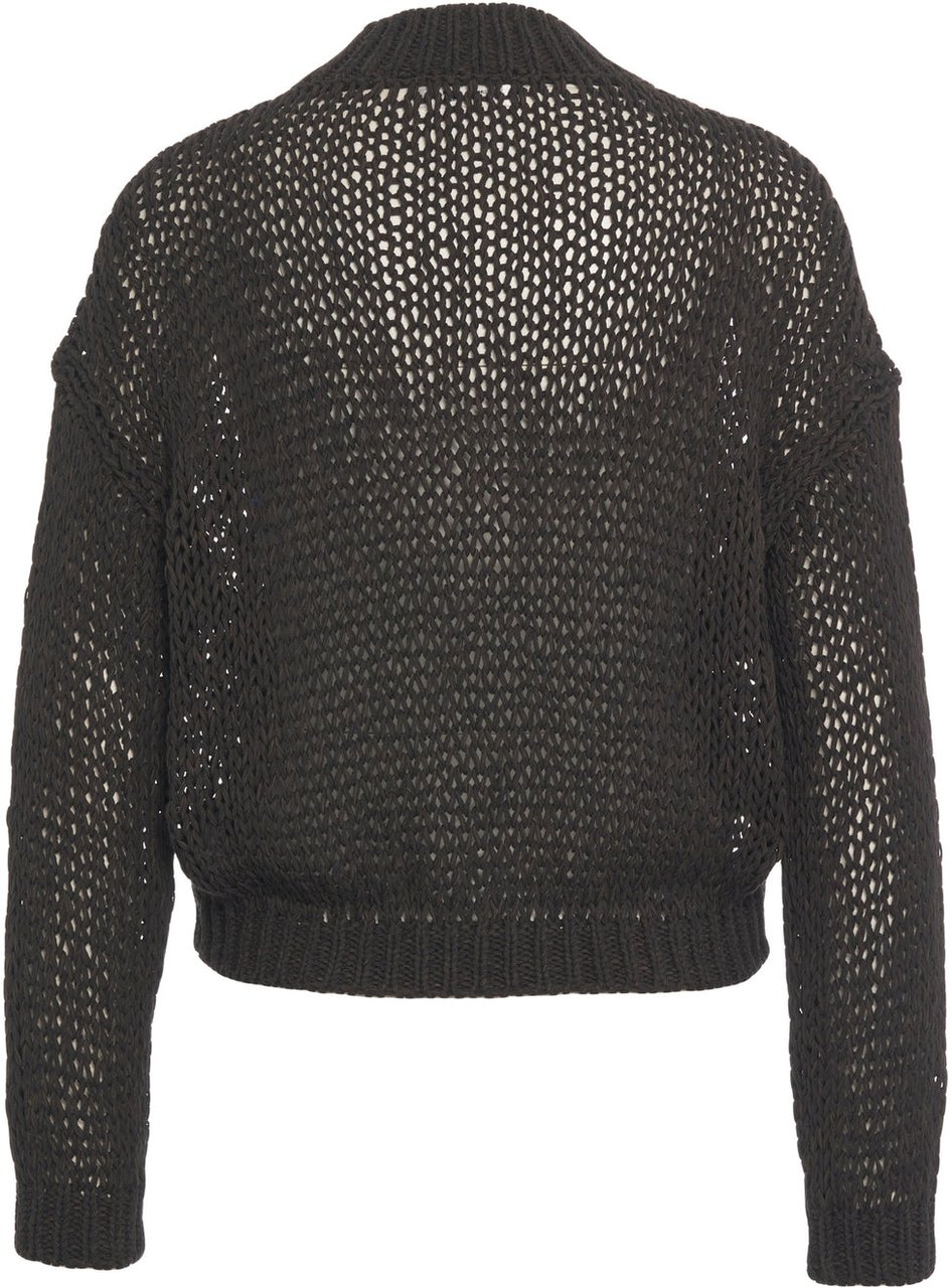 Roberto Collina Crochet cardigan Bruin