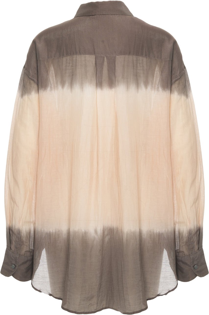 Roberto Collina Cotton blend blouse Grijs