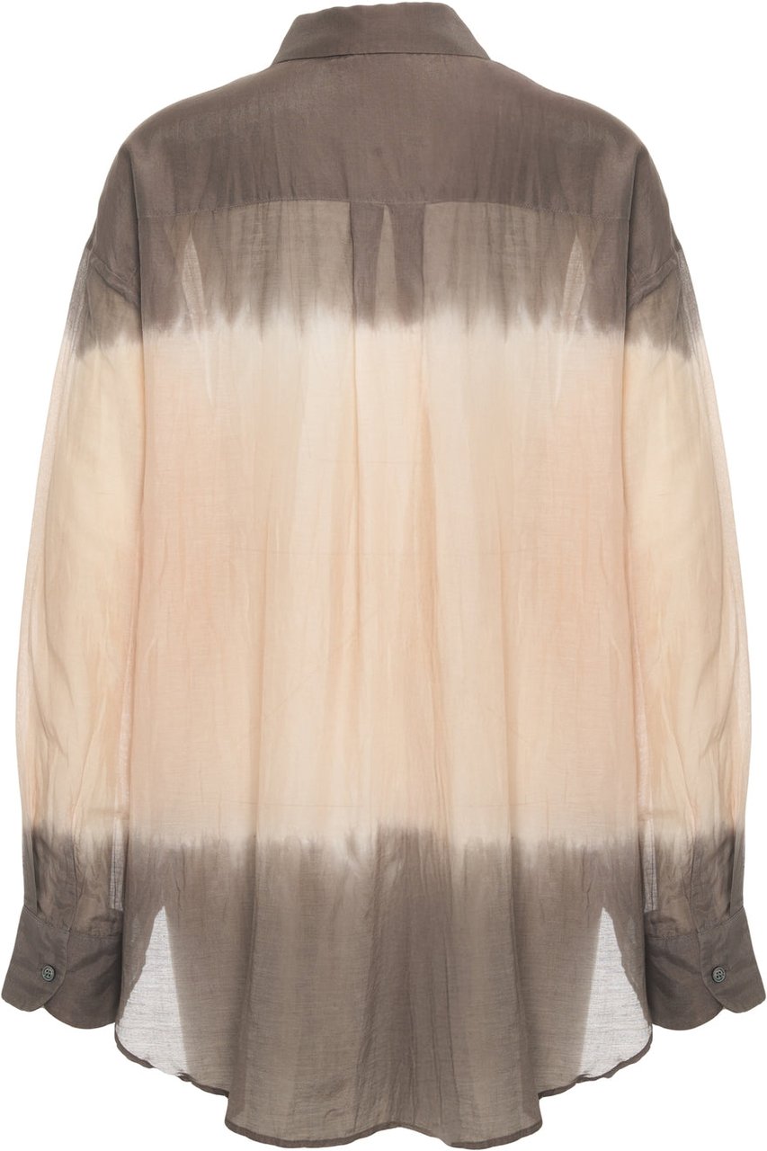 Roberto Collina Cotton blend blouse Grijs