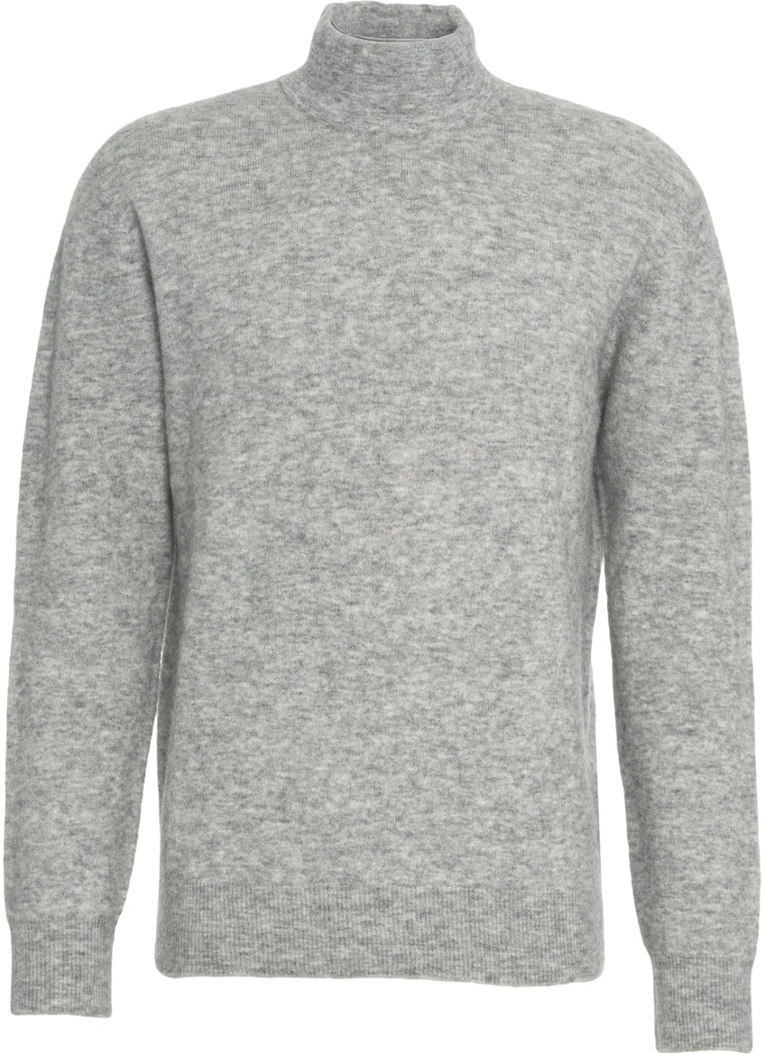 Roberto Collina Pullover with turtleneck Grijs
