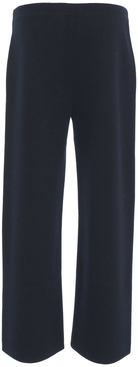 Roberto Collina Pantalone in maglia con coulisse Blauw