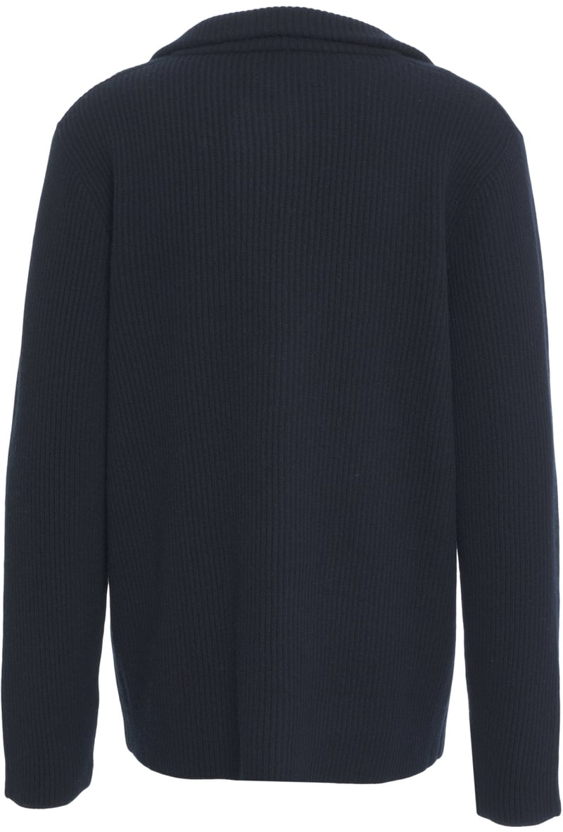 Roberto Collina Cardigan in lana Blauw