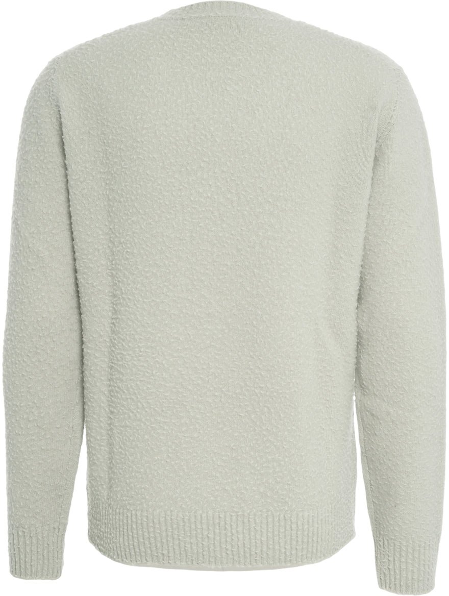 Roberto Collina Structured knit sweater Grijs
