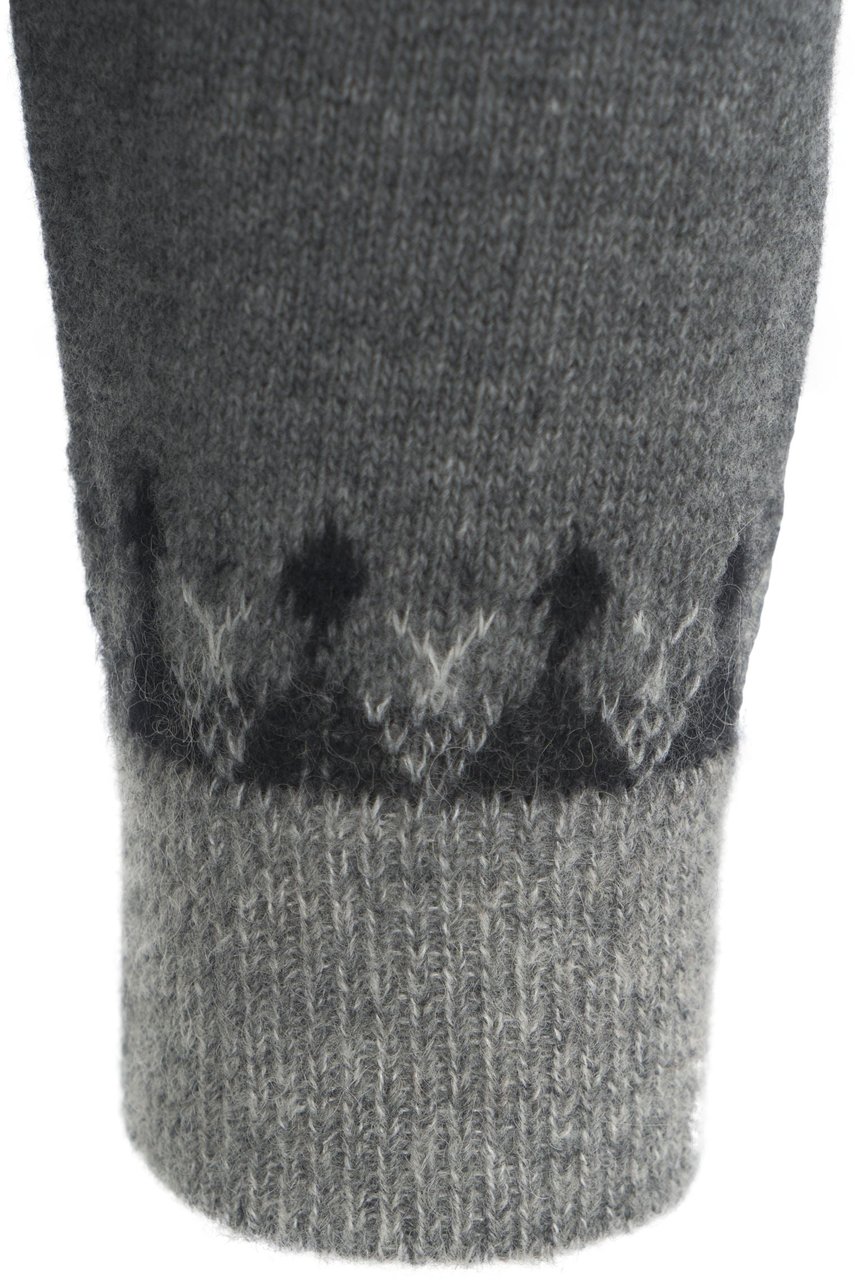 Roberto Collina Knit hoodie Grijs