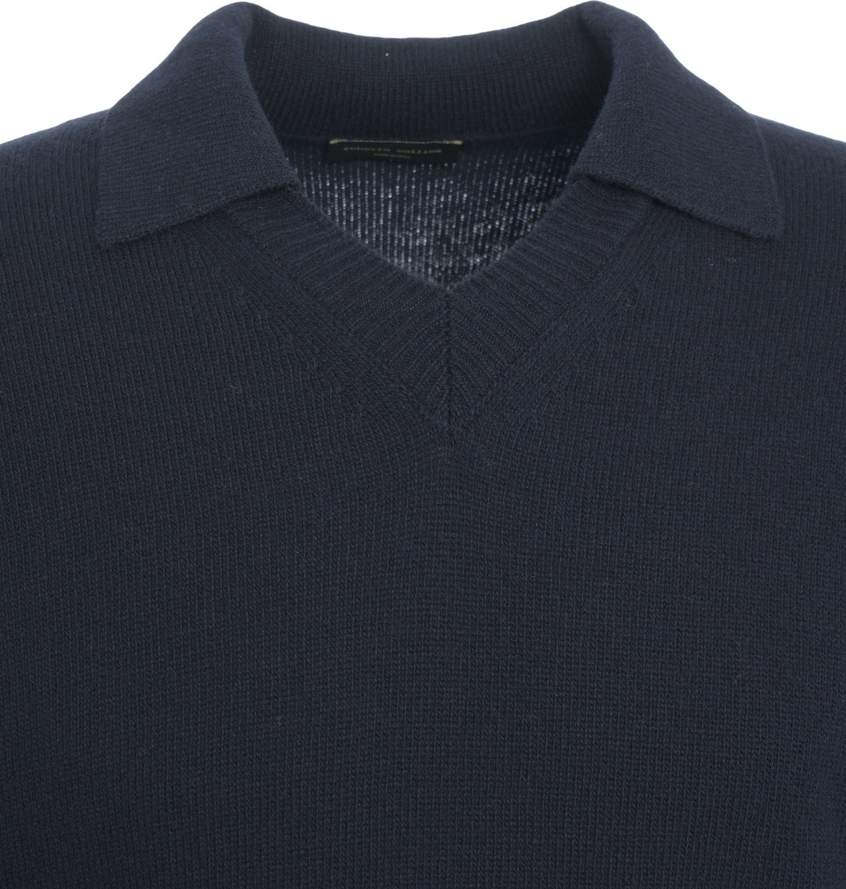 Roberto Collina Merino wool and cashmere sweater Blauw