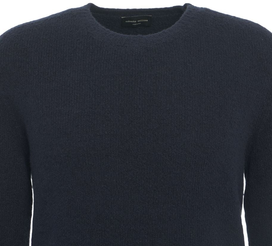 Roberto Collina Wool blend sweater Blauw