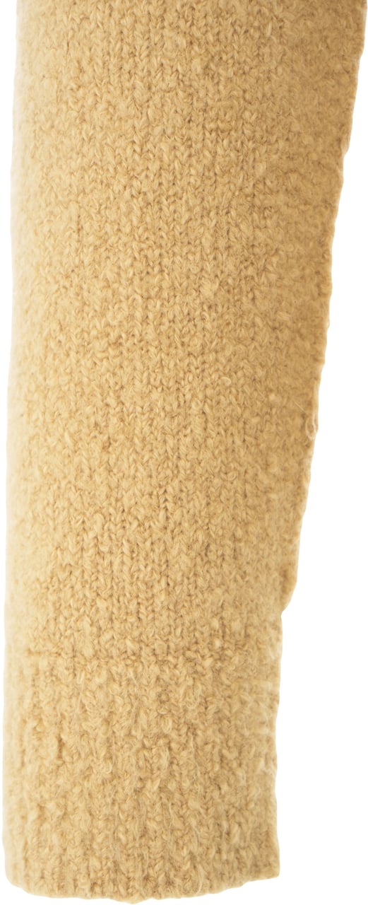 Roberto Collina Maglione con cappuccio Beige