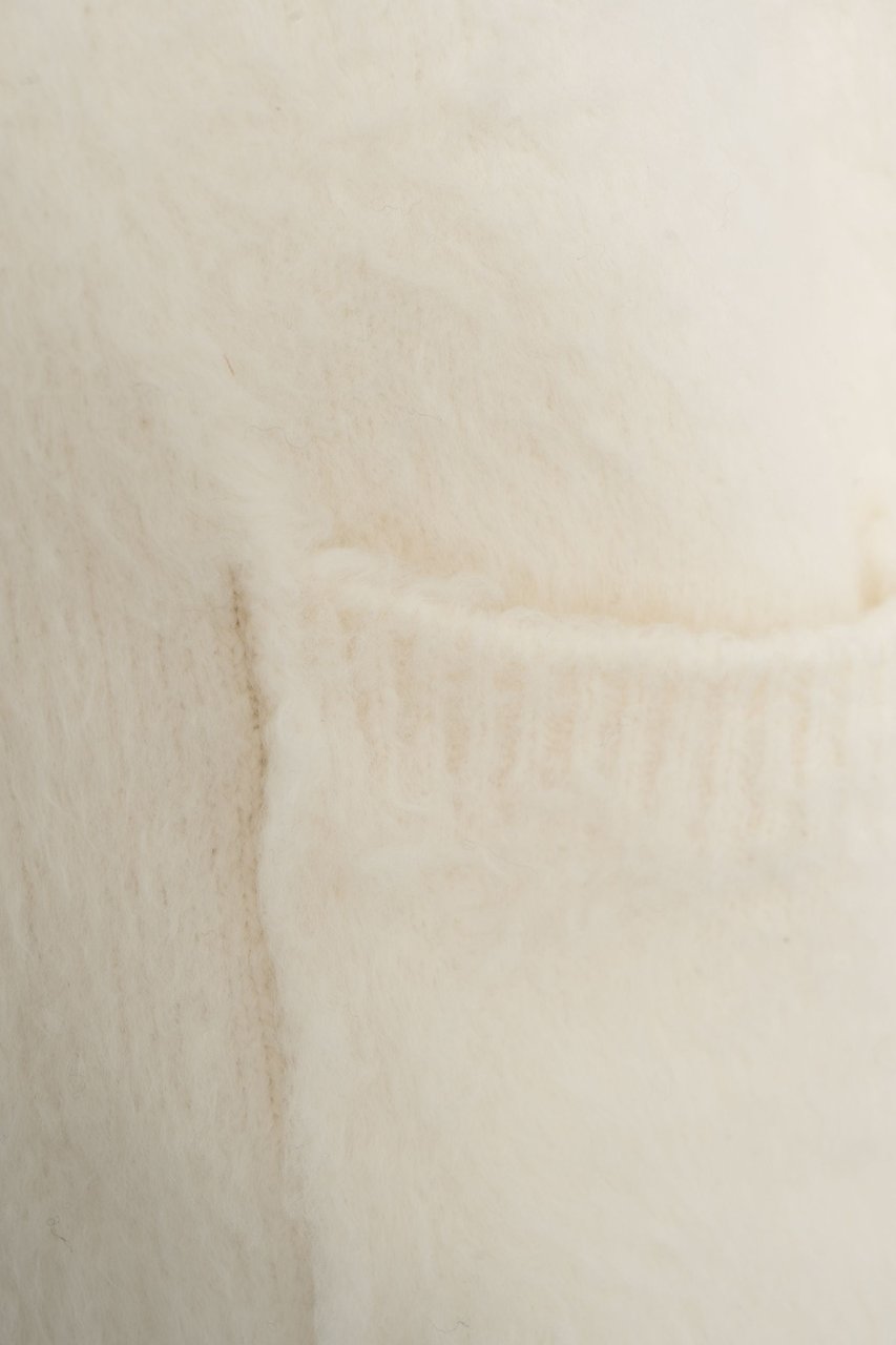 Roberto Collina Teddy cardigan Beige