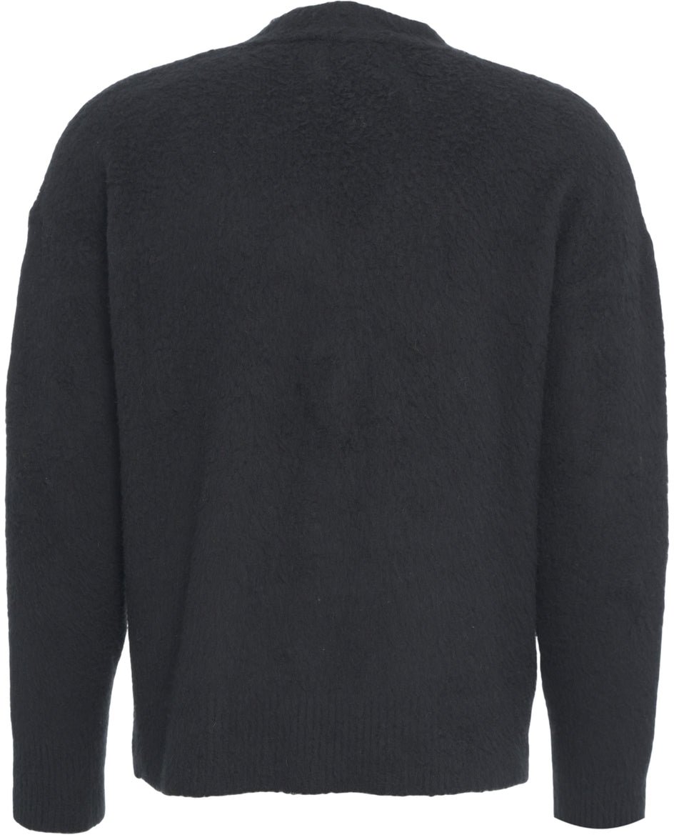 Roberto Collina Teddy cardigan Zwart