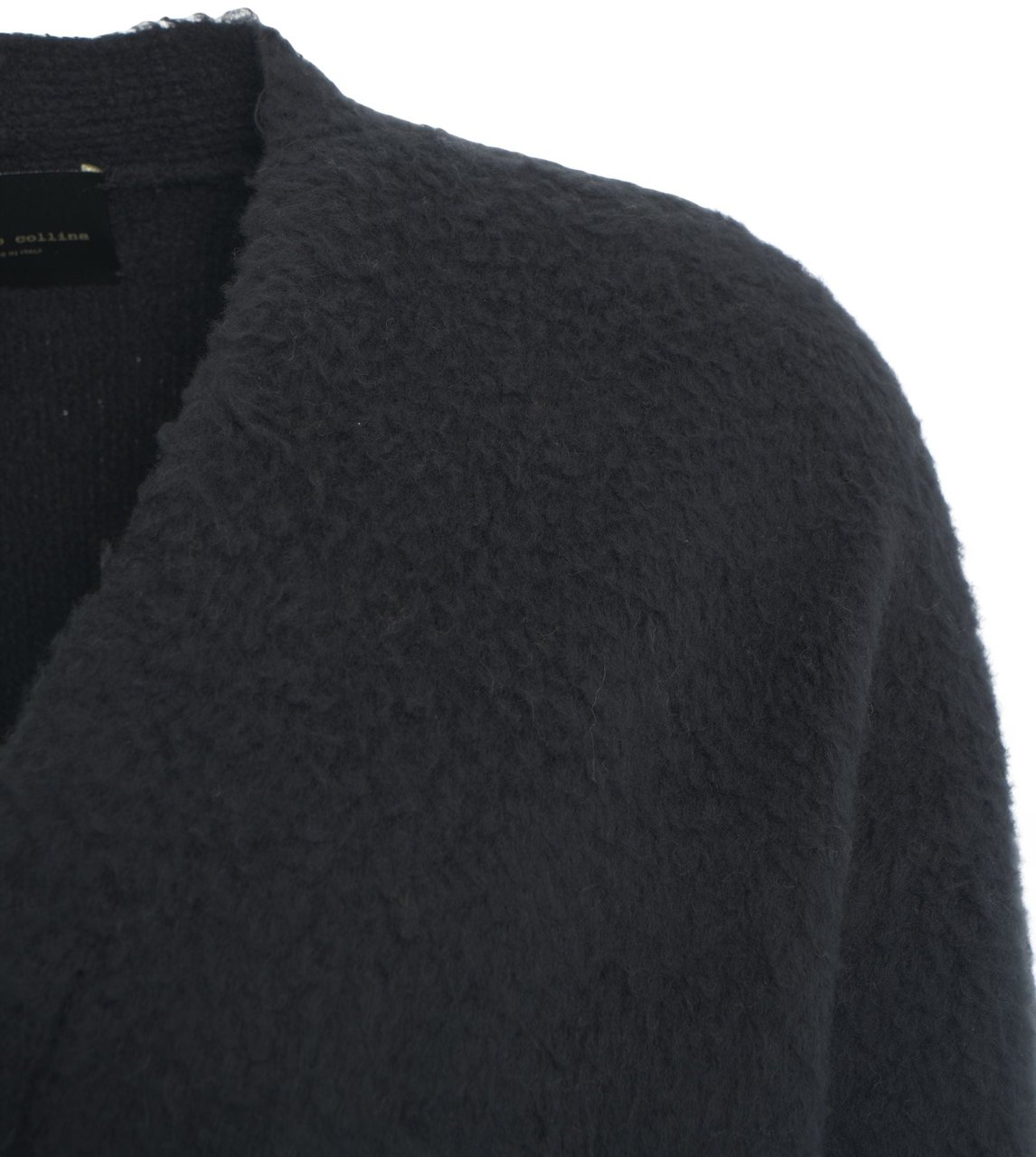 Roberto Collina Teddy cardigan Zwart