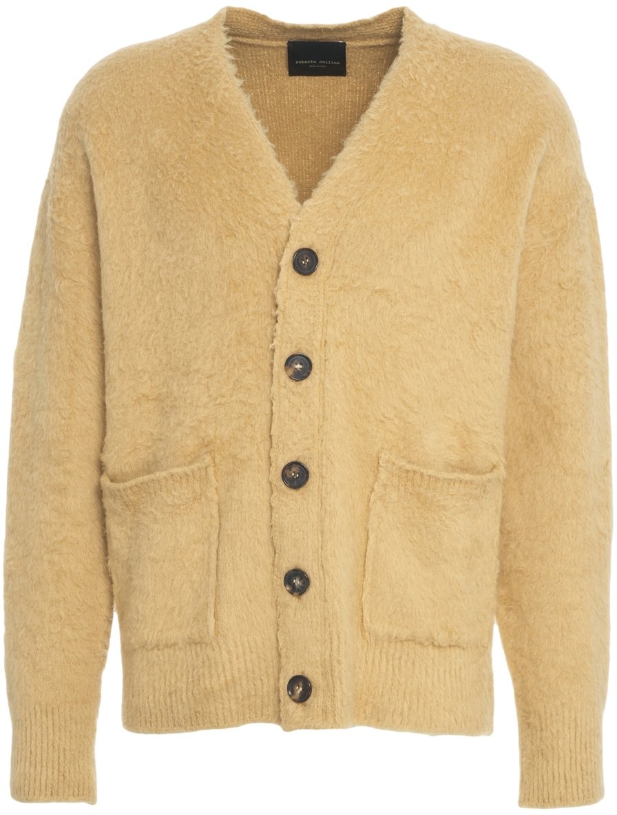 Roberto Collina Cardigan teddy Beige